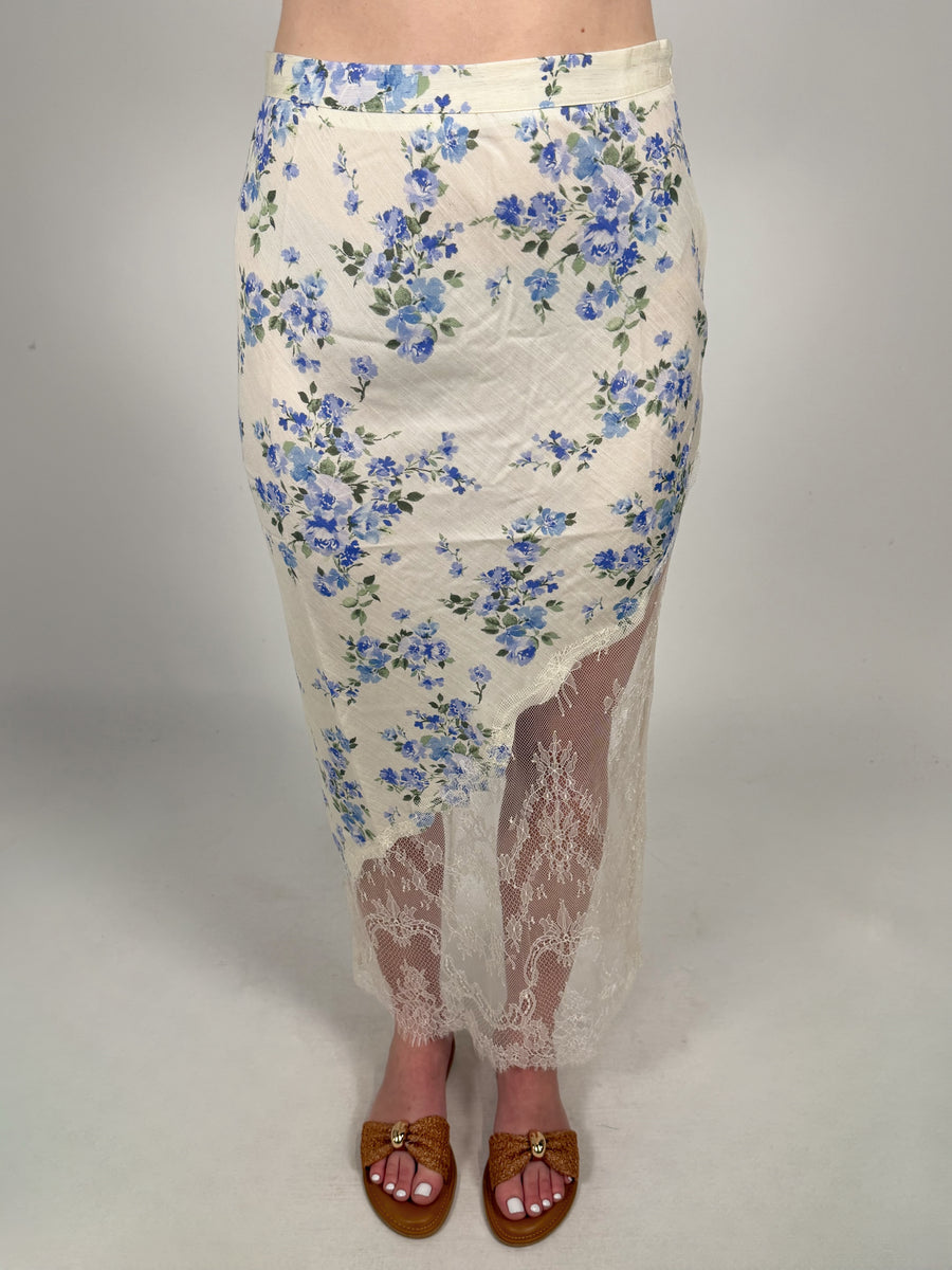 Elise Floral Lace Skirt