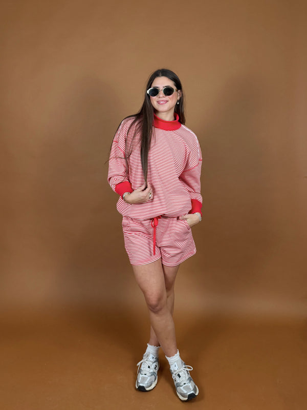 Weekend Stripe Short Set