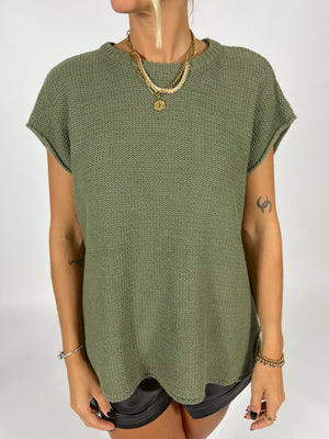 Mary Muscle Sweater Top