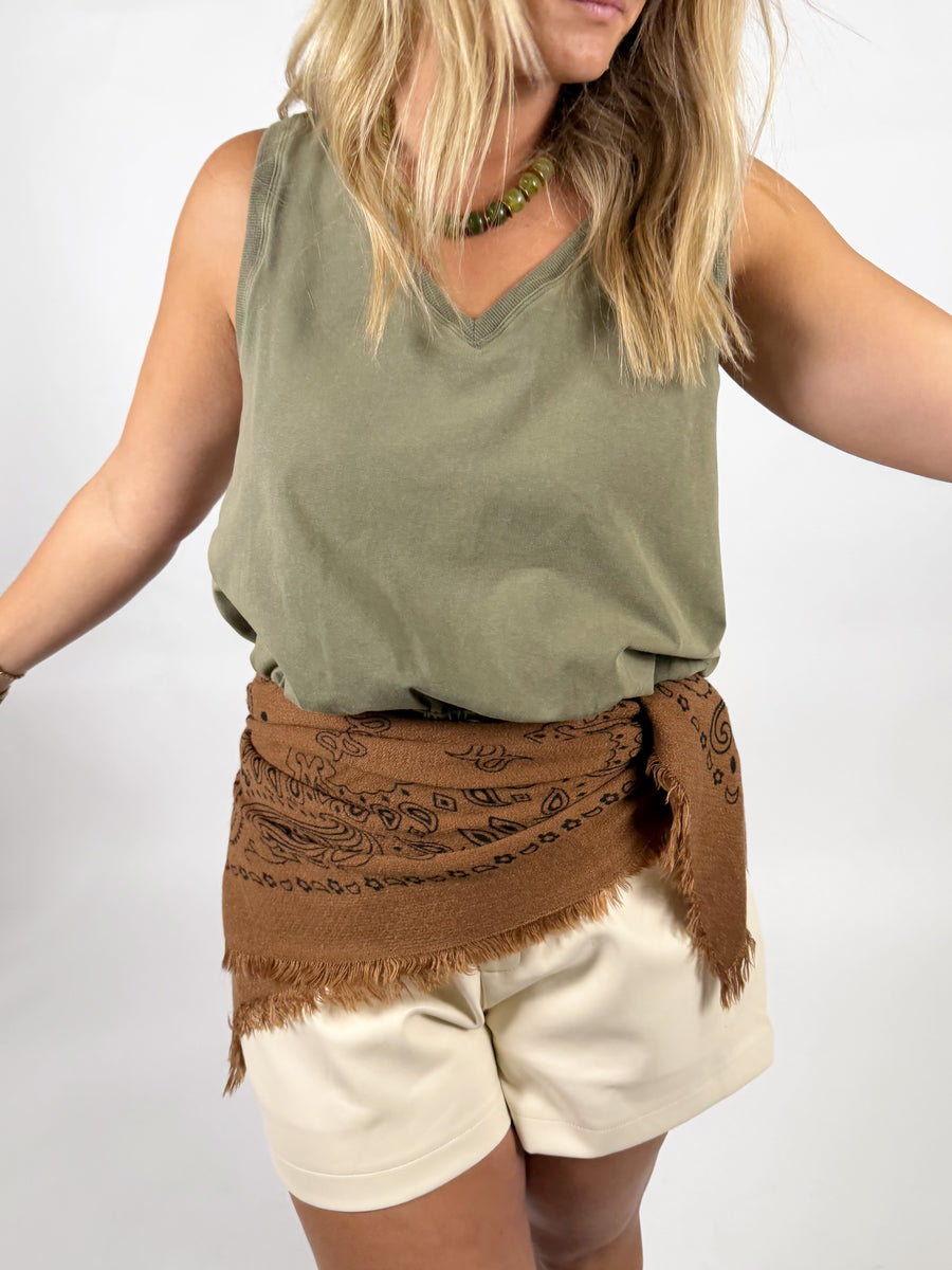 Carmen Paisley Scarf