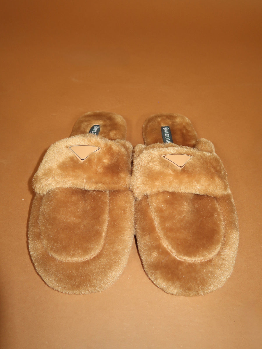 Soulmate Fur Mule Slippers