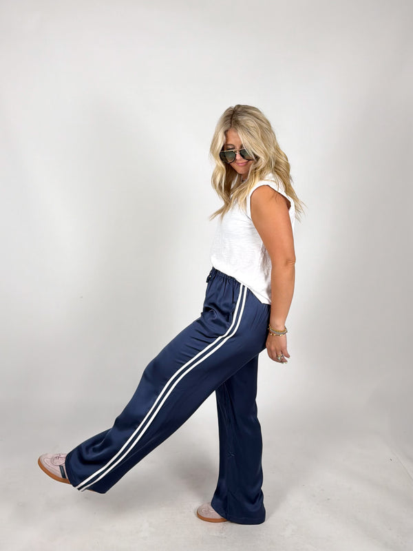 My Type Satin Track Pants