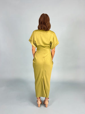 Honey Dew Tie Front Dress