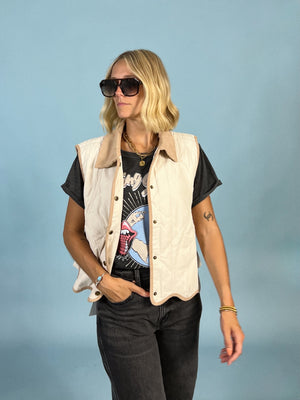 Buckle Up Corduroy Vest