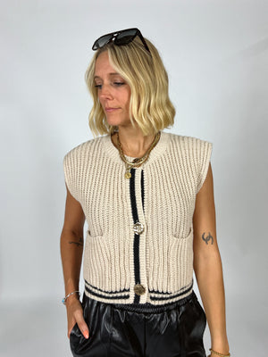 Total Score Sweater Vest