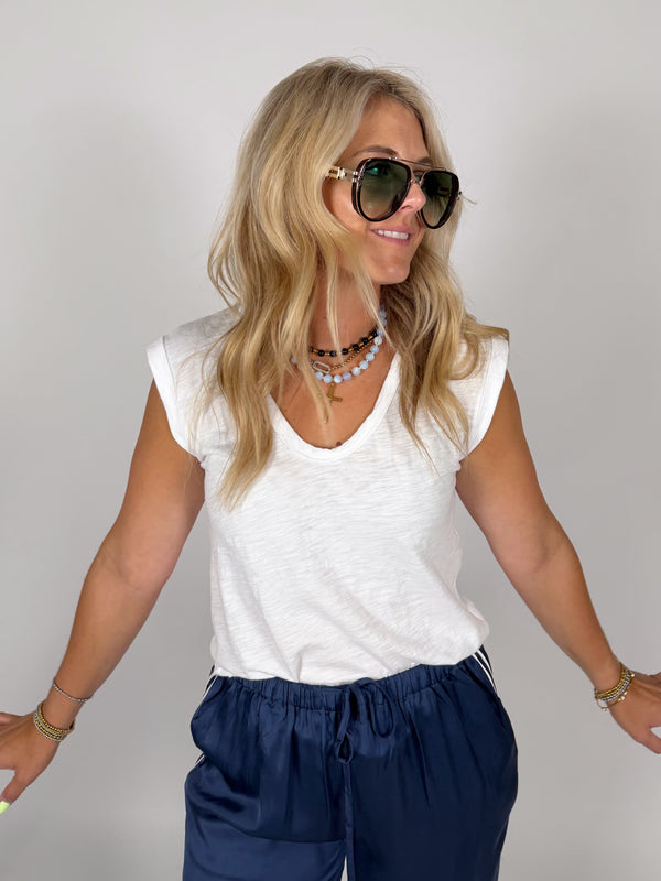 Basic Scoop Neck Tee