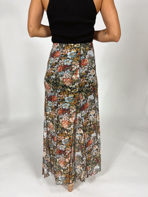 Wild Rose Mesh Skirt