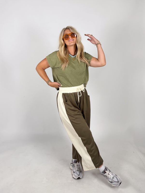 Cloud Knit Barrel Leg Lounge Pant