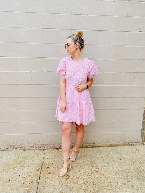 Pink Cotton Candy Mini Dress