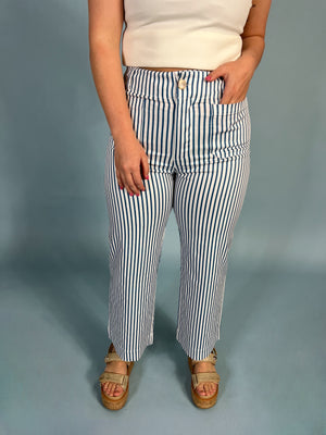 Montauk Stripe High Waist Pants