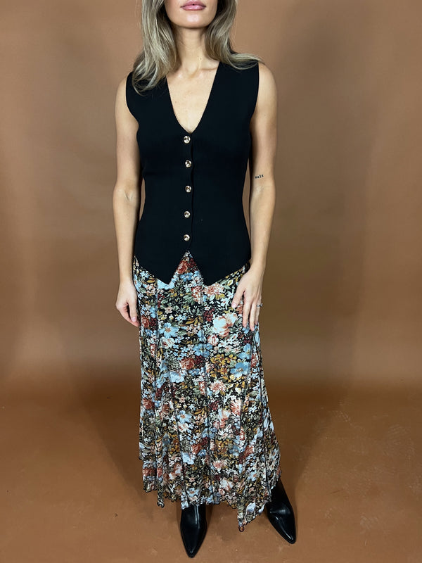 Wild Rose Mesh Skirt