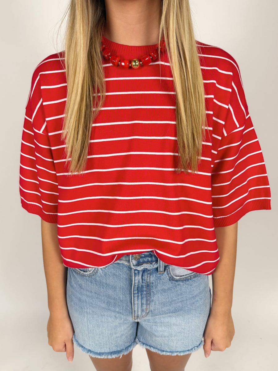 Dakota Oversized Stripe Top