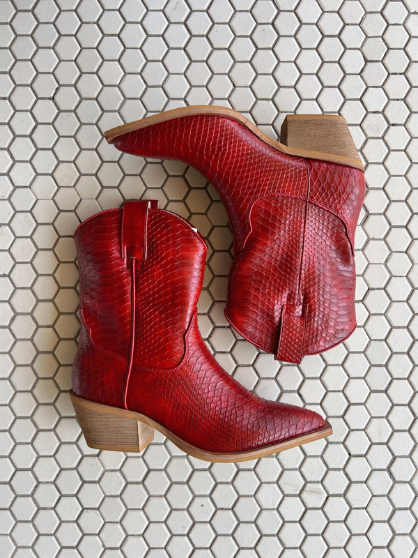 Karlie Red Boot