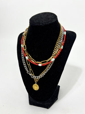 Razorback Beaded Necklaces