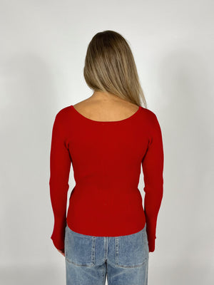 Rosebud Cardigan Top