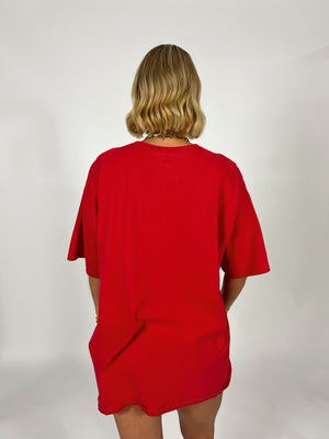 Old Lady Razorback Fan Tee