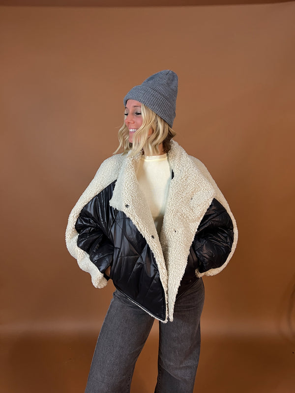 Stateside Quilted Puffer Coat