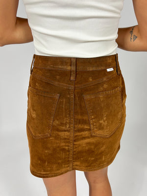 Stash Mini Skirt | Cognac