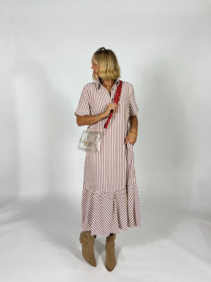 In The Same Stripe Maxi Dress