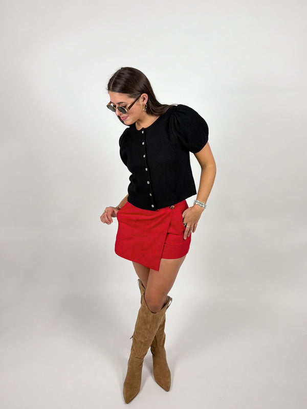 Scotty Red Wrap Skort