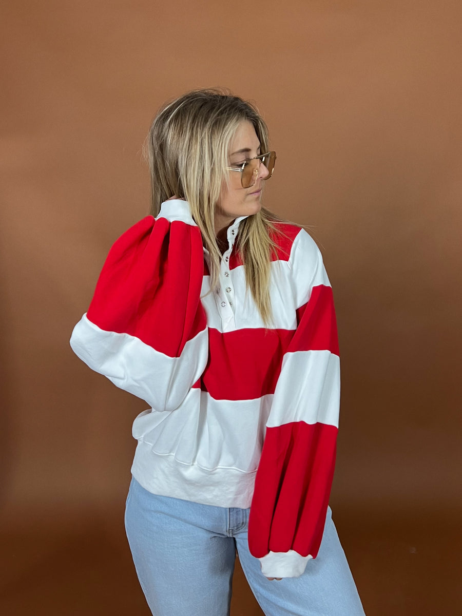 Everly Stripe Pullover