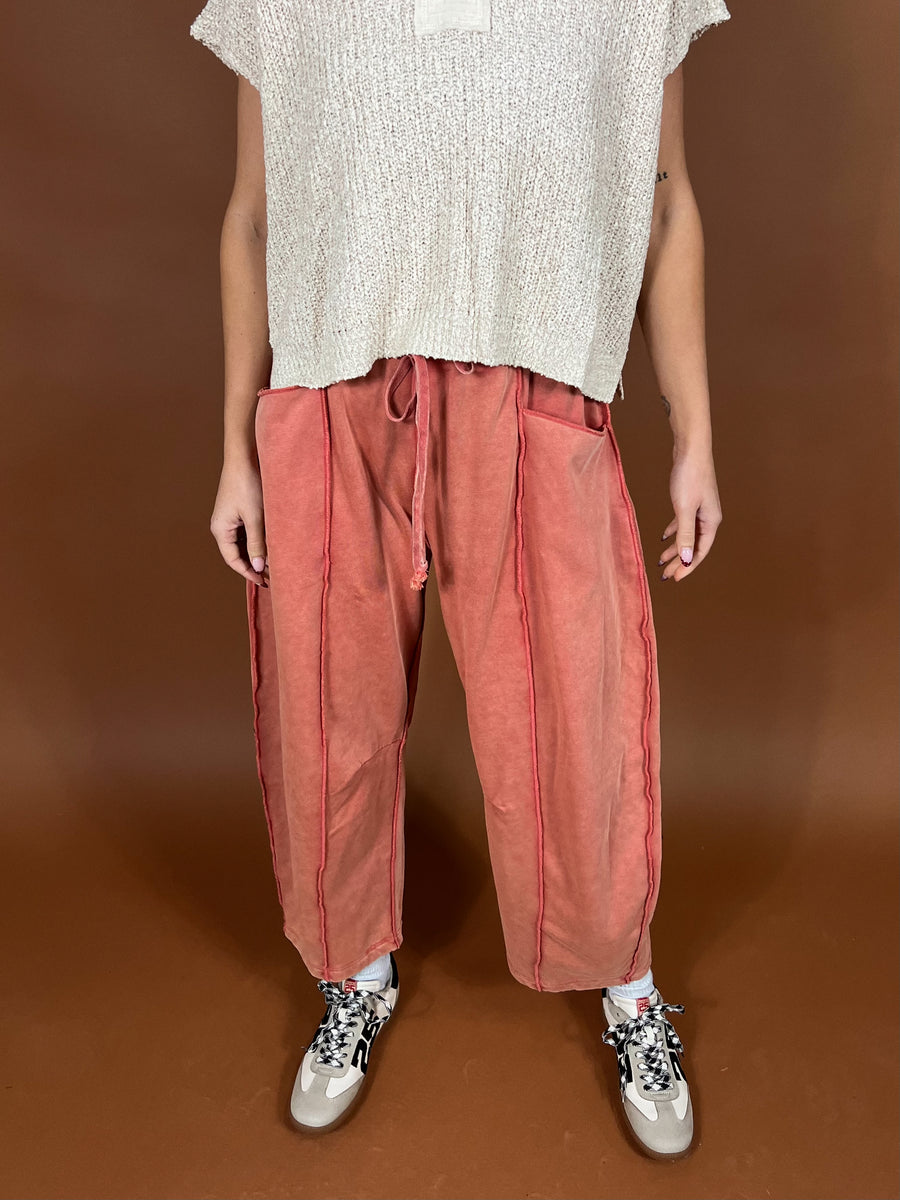 On Repeat Barrel Pants