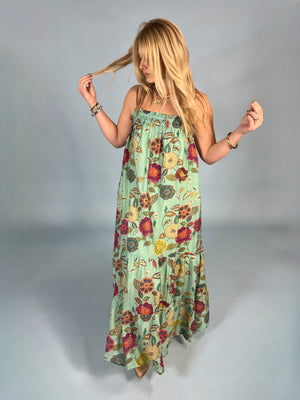 Green with Envy Strap Tie Maxi