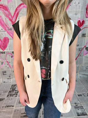 Showing Out Blazer Vest