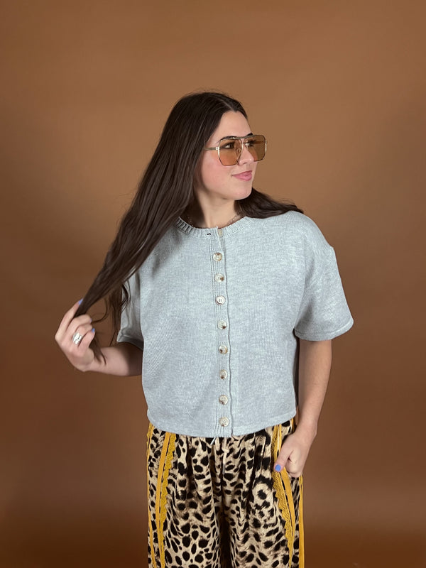 Marin Button Up Knit