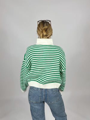 School Spirit Stripe Pullover