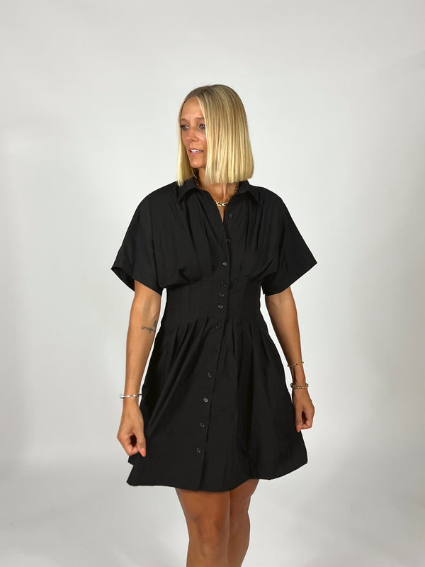 Probably On Pintuck Dress