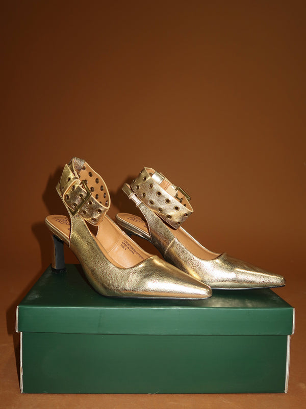 Reese Ankle Strap Heel