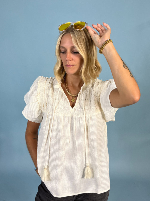Wild Shore Textured Top