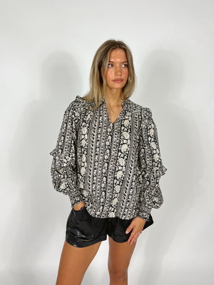 Max Printed L/S Top