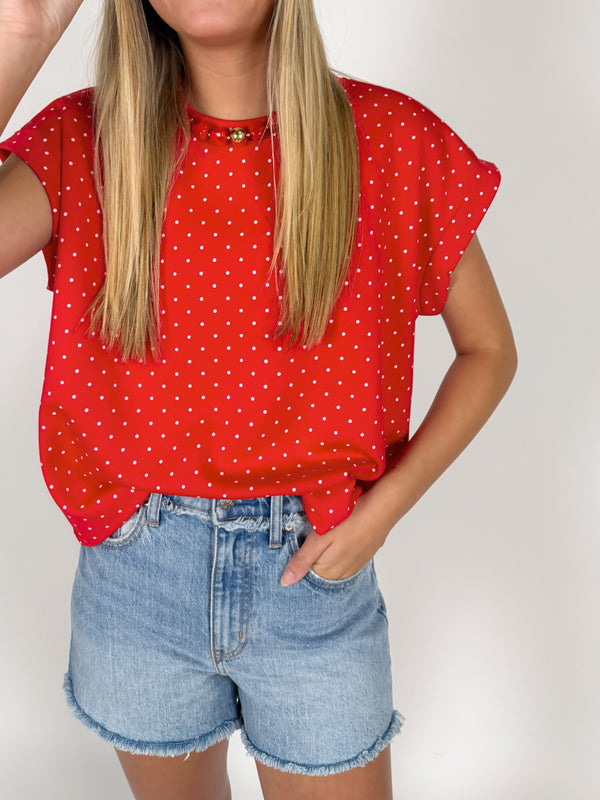 Daisy Dot Scuba Top