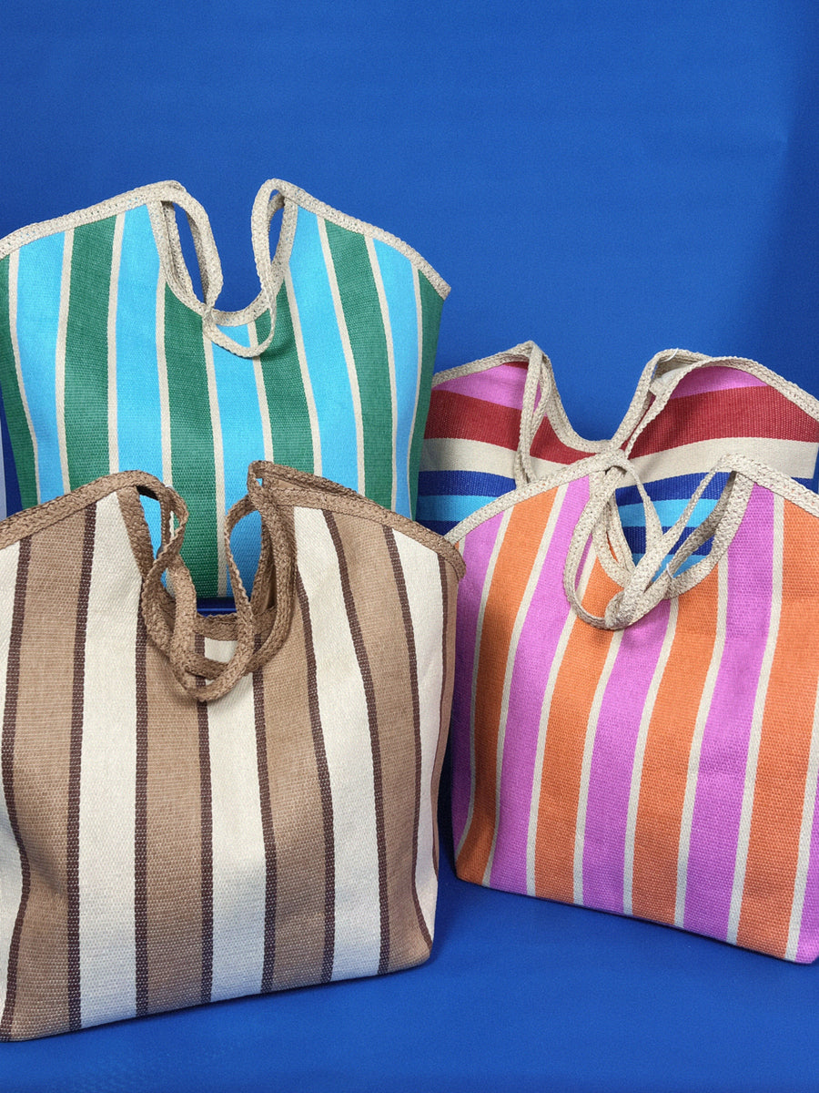 Capri Stripe Tote