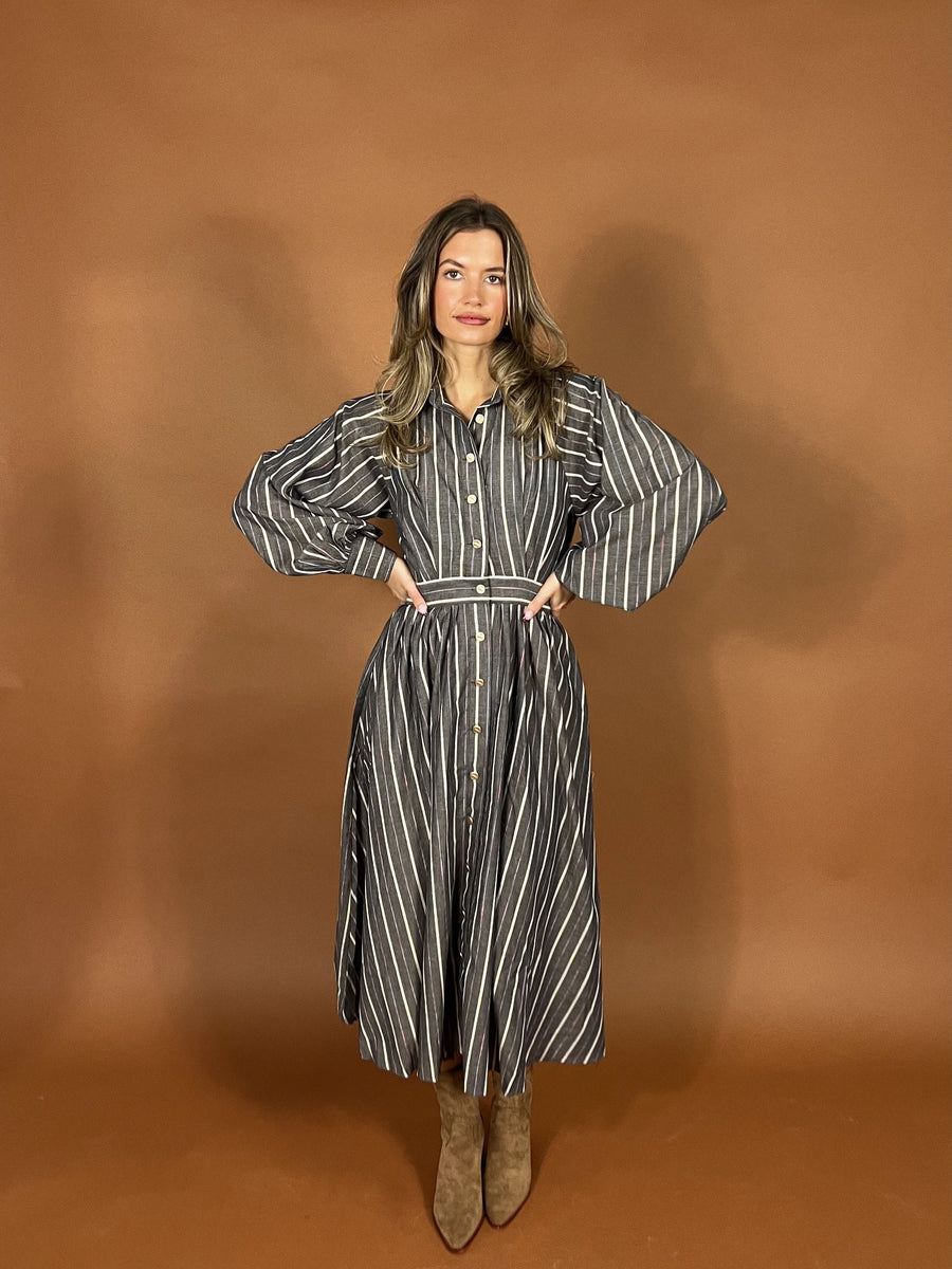 Stripe Situation Midi Dress