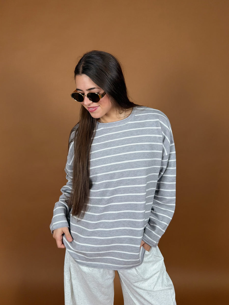 Denver Oversized Stripe Sweater