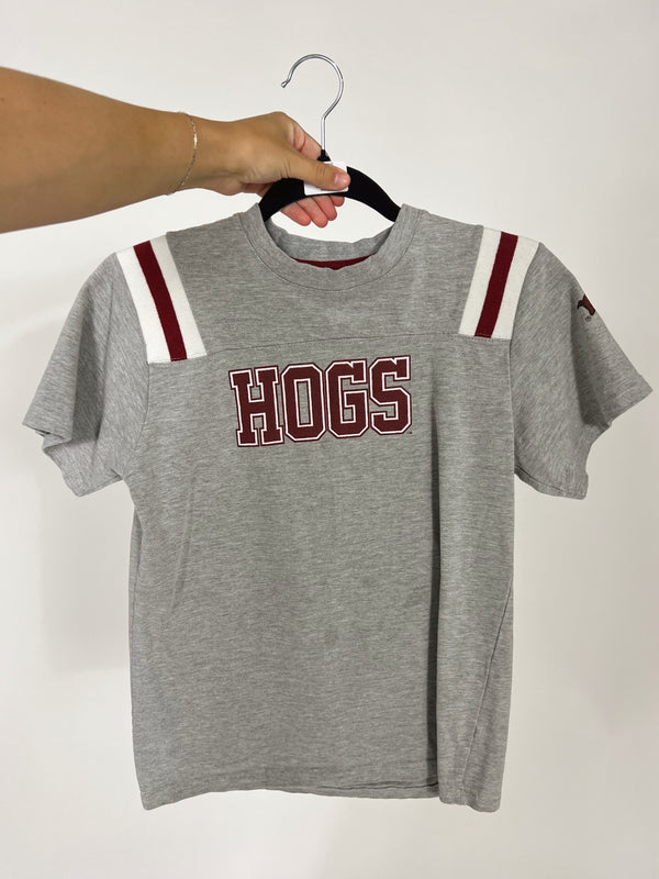 Kids Grey Hogs Tee