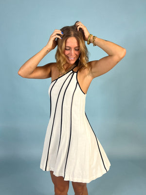 One's Enough Linen Dress