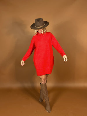 Headed North Sweater Dress