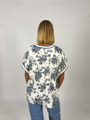Storybook V-Neck Blouse