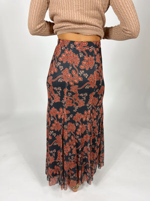 Charlie Rust Maxi Skirt
