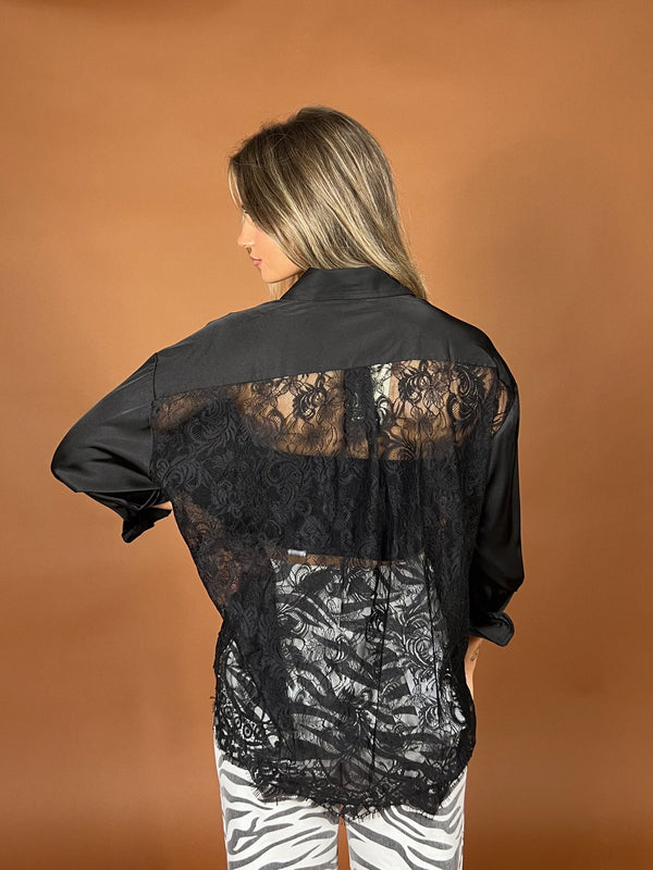 Nightcap Lace Button Up