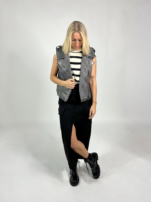 Ride Along Charcoal Moto Vest