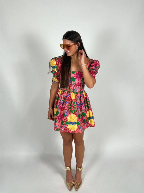 Petal Party Belted Mini