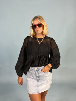 Lucy Lace Detail Top