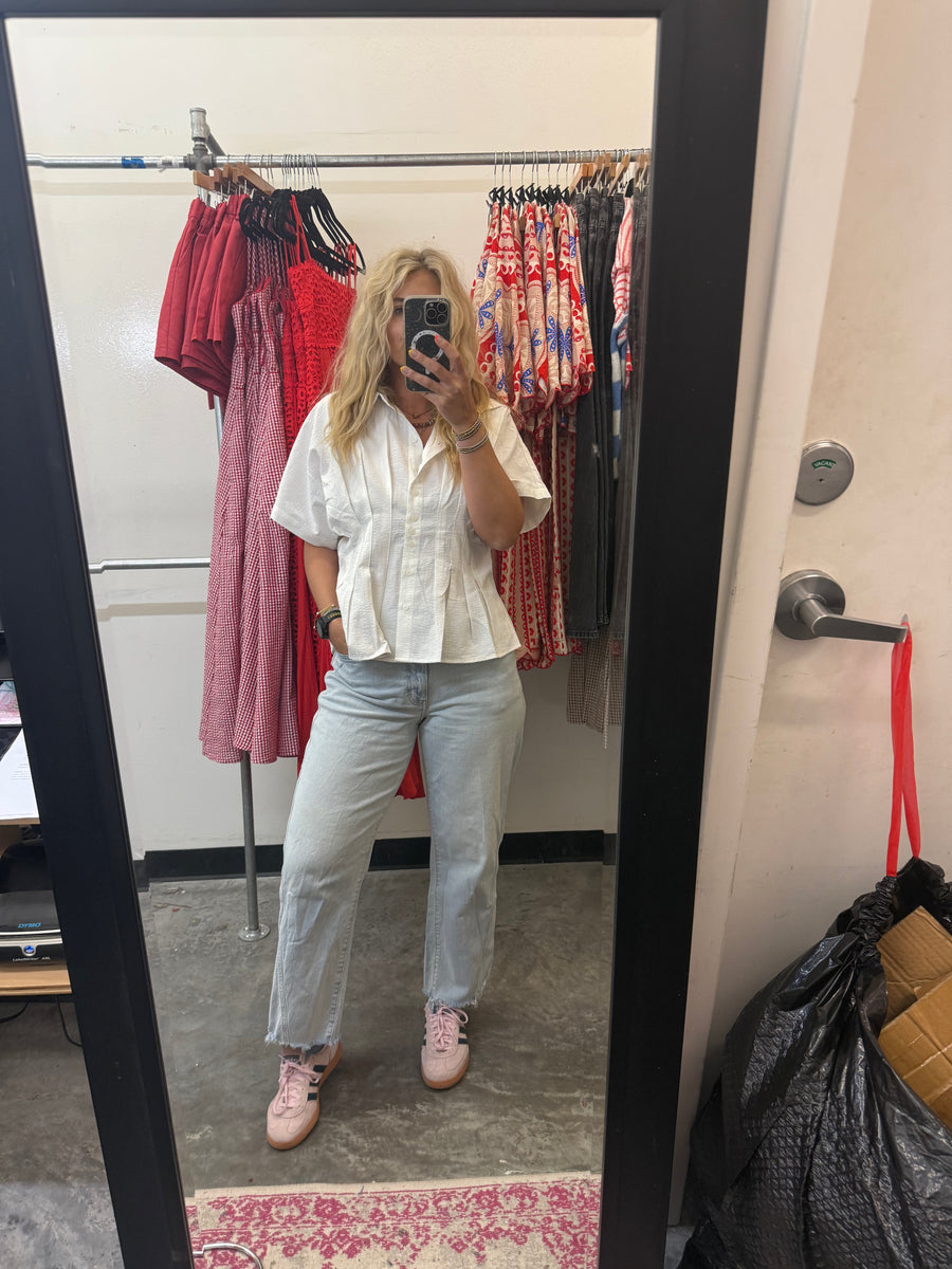 Blaire Peplum Waist Top