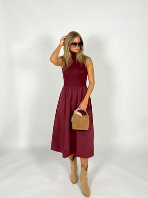 Penelope Mock Neck Dress