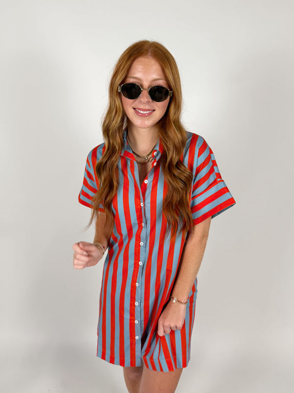 Color Theory Stripe Dress